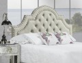 SANTIAGO QUEEN/FULL HEADBOARD L. GREY 